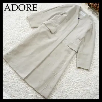 [ 고품질 ] ADORE 아도어 노카라 코트 A라인 실루엣 M 사이즈