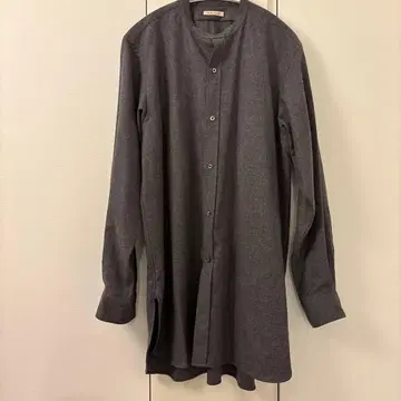 HEUGN 그레이 긴팔 셔츠