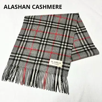 [새상품급] ALASHAN CASHMERE 아라샨 머플러 캐시미어 그레이