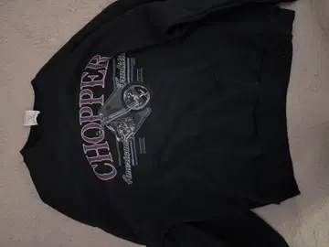 CHOPPER 그래픽 트레이닝복 B 사이즈 블랙