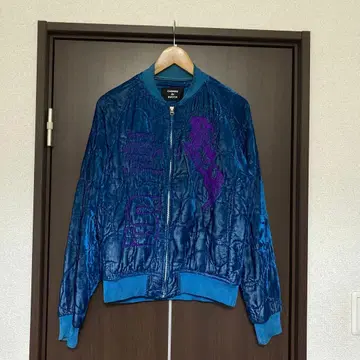 archive CABANE de zucca 벨로아 스카잔 자수 블루 M