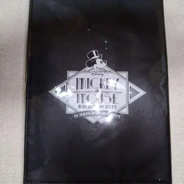 디즈니 미키 마우스 북커버 블랙