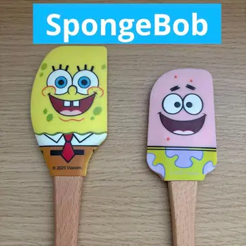 스펀지밥 패트릭 새상품 스패출러 / 주방 헤라 / 고무 주걱 2종