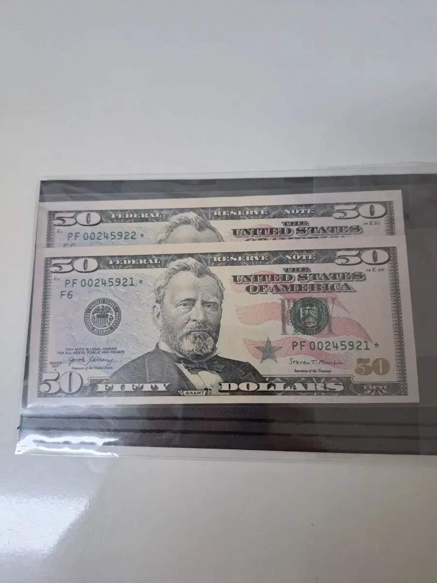미국 스타노트 50달러 pg기호 00포인트 지폐2장 미사용 | 브랜드 중고거래 플랫폼, 번개장터
