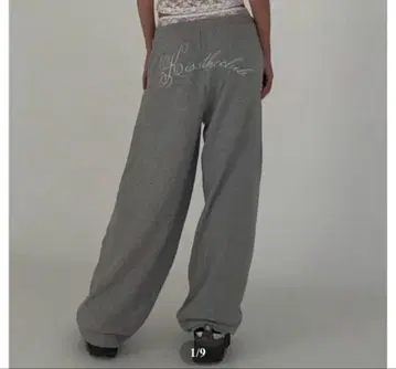 kiss the club 인기 레이스 스웨트 팬츠