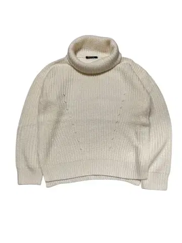 y2k 헤이세이 컨디션 최상 one way 아이보리 터틀넥 스웨터 L