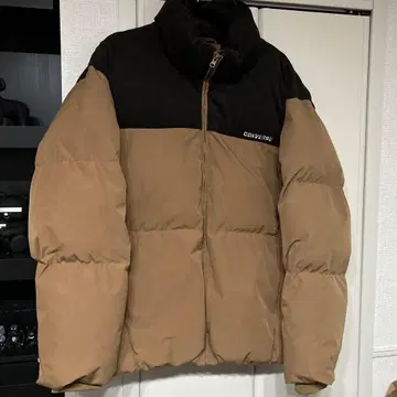 CONVERSE 다운 자켓 브라운