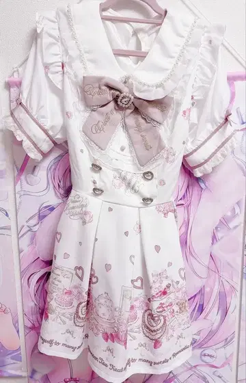 LIZLISA Many Hearts 애프터눈 티 패턴 셋업