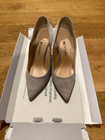 다이애나 그레이 하이힐 펌프스 22cm