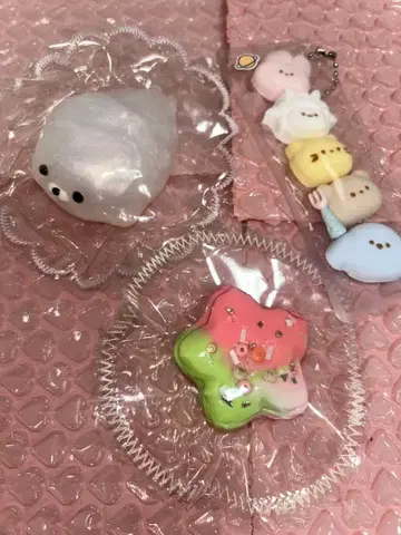 스퀴즈 세트 코코넛 오일 물개 파우더 동물