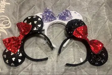 디즈니랜드 시 미니 마우스 미니쨩 머리띠 3개 세트