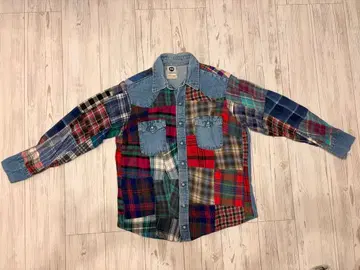 Re 데님 리데님 패치워크 Remade in U.S.A. 하나뿐인 아이템