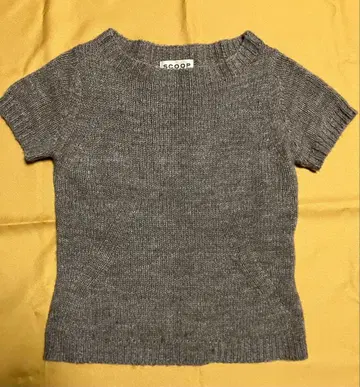 90's scoop 니트 알파카 혼방