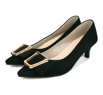 미사용 새상품 오리엔탈 트래픽 2way 리본 모티브 힐 펌프스