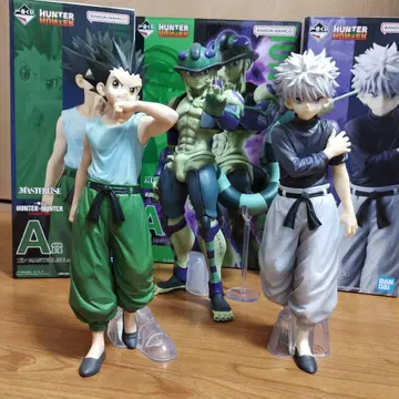 제일복권 헌터 x 헌터 곤 키루아 메르엠 피규어 세트