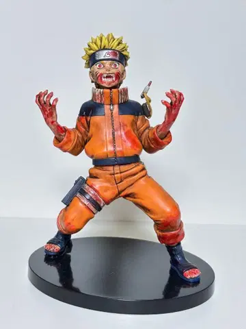 재도색 NARUTO 우즈마키 나루토 피규어 점프 구미