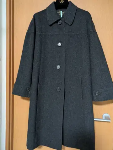 레리안 캐시미어 혼방 롱 코트 블랙