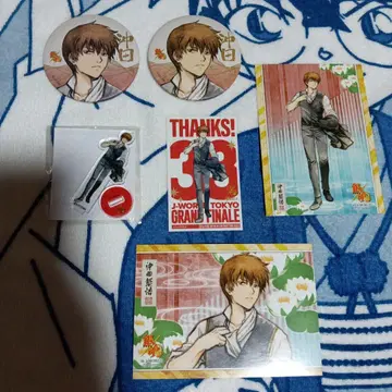 은혼 오키타 소고 J-WORLD 화조풍월 캔뱃지 아크릴 스탠드 엽서