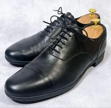 새상품급 트래블 슈즈 바이 쇼세 (42) 스트레이트 팁 비브람 블랙