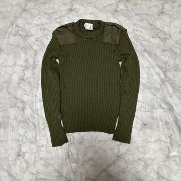 80s 영국군 실물 명령어 스웨터 울 니트 UK제 1983년 유로