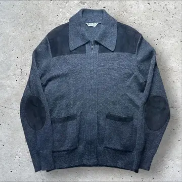 90s 이탈리아제 SIENA 울 가디건 니트 스웨터 M