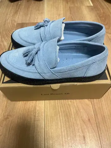 Last Resort AB 라이트 블루 태슬 로퍼 26cm