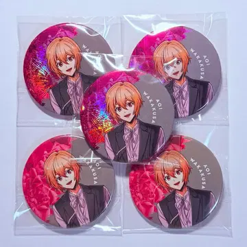 아르고나비스 후진RIZING! 55mm 캔뱃지 와카쿠사 아오 5개 세트