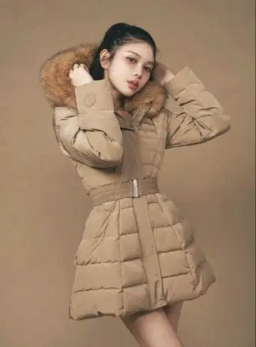 다리치 Darich 레이디 미디 다운 코트 베이지 M