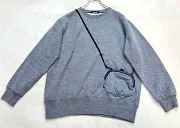 레어 Ne.net 네넷 그레이 트레이닝복 가마구치 파우치 포함 2