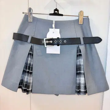 다리치 Darich 체크 도킹 미니 스커트