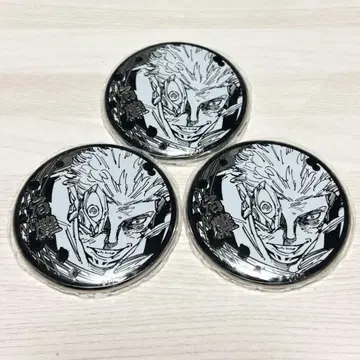 주술회전 스쿠나 실버 캔뱃지 3개 세트