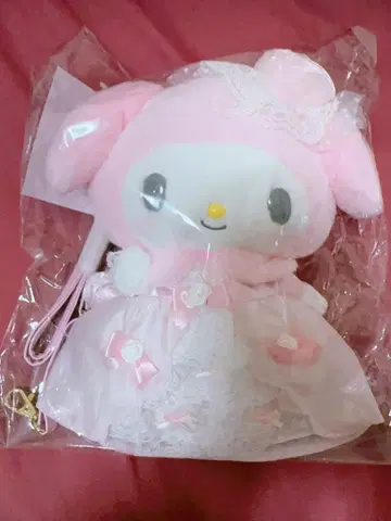 산리오 마이멜로디 봉제 인형풍 숄더백 (레이디 마이멜로디)