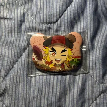 귀멸의 칼날 실한 가을 곰 모양 캔뱃지 렌고쿠 쿄쥬로