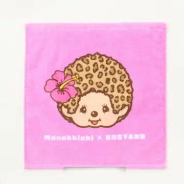 생일 몬치치 코갸루 레오파드 무늬 갸루 핸드 타월