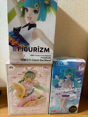 하츠네 미쿠 피규어 3개 세트
