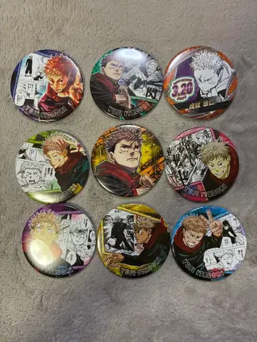 이타도리 유우지 캔뱃지 HEROS 벌스데이