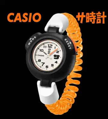 CASIO 시계 SAN-100H-7BJR 화이트 오렌지 새상품