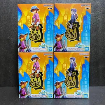 주토피아2 모니터 탑 피규어 4개 세트 묶음 판매