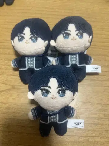K-POP 봉제 인형 3개 세트 정원 Enhypen