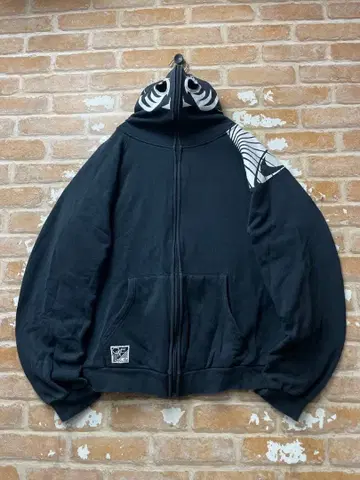 90s O'NEILL 오닐 후드티 지퍼 후드티 복면 블랙 y2k