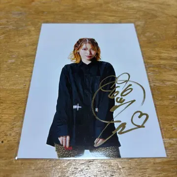 nemophila 하즈키 사인 사진 limited