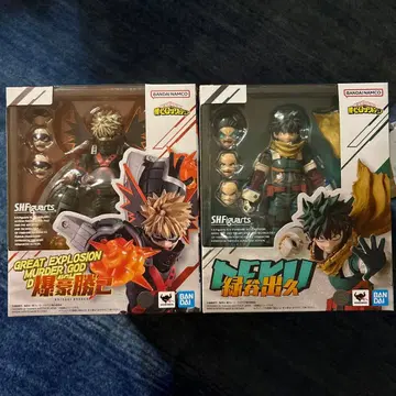 SHFiguarts 나의 히어로 아카데미아 피규어 세트 바쿠고 미도리야