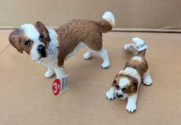 슐라이히 동물 피규어 세인트 버나드 16833 16834