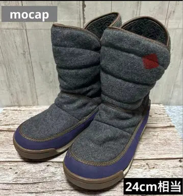 mocap 방한 부츠 24cm 상당 미끄럼 방지 그레이 x 네이비