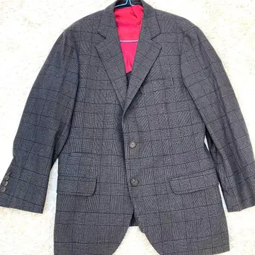 새상품급! 브루넬로쿠치넬리! 글렌체크 테일러드 자켓! 캐시미어 혼방