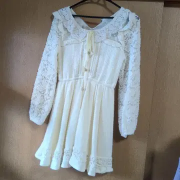 아이보리 레이스 원피스 (LIZLISA)