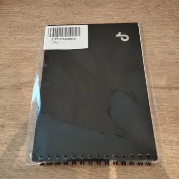 Tiktok 블랙 B6 스파이럴 노트 미개봉