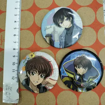 코드기어스 반역의 를르슈 스자크 등 캔뱃지 3개 세트