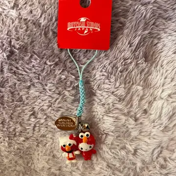 2011년 USJ 엘모와 키티 콜라보 스트랩 미사용