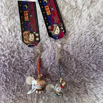 키타로와 코나키지지 키티 콜라보 스트랩 미사용